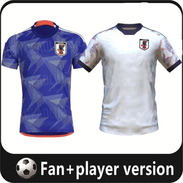 

22 23 japan soccer jerseys tsubasa 2022 2023 atom japanese football shirts blue white honda kagawa okazaki men player fans cartoon captain d, Black;yellow
