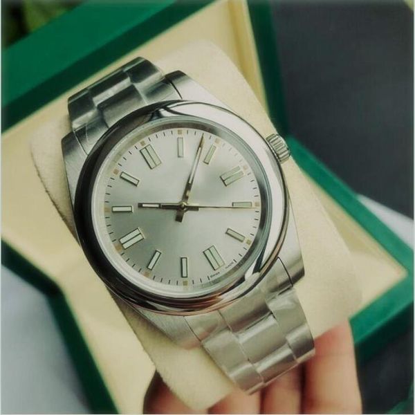 

fine men's women's watch 316 stainless steel strap coated glass colored diamond bezel automatic mechanical movement diam220z, Slivery;brown