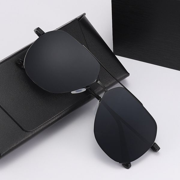 

vintage square aviation sunglasses gradient lens summer attitude pilot sun glasses for men eyewear fashion luxury anti-ultraviolet polarized, White;black