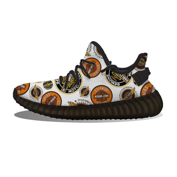 

custom printing running shoes harley - davidson logo men womens casual outdoor sports sneakers walking gym trainers slip lightweight270z