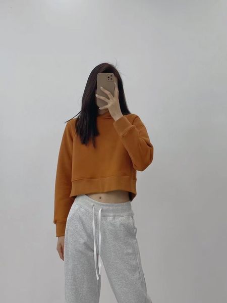 

lu designer yoga womens sweatshirt hoody hoodies outdoor leisure sweatshirts gym clothes women workout fiess thick yoga824478