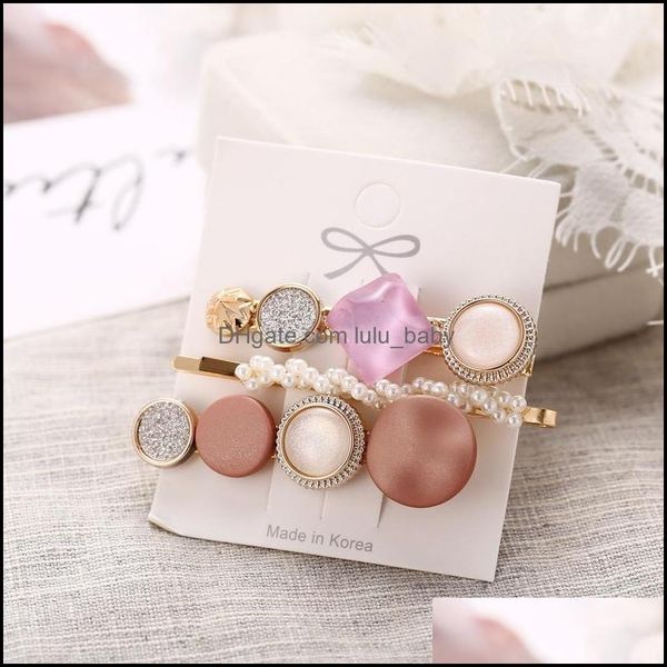 

hair clips barrettes fashion acrylic hair clips set pins barrettes accessories for women girls hairclip headdress jewelry lulubaby dhapw, Golden;silver