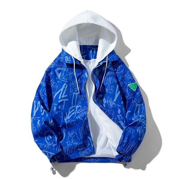 

mens jackets mens hoodie sunscreen windbreaker sun protection coat printed jacket waterproof and windproof windbreaker 220829, Black;brown