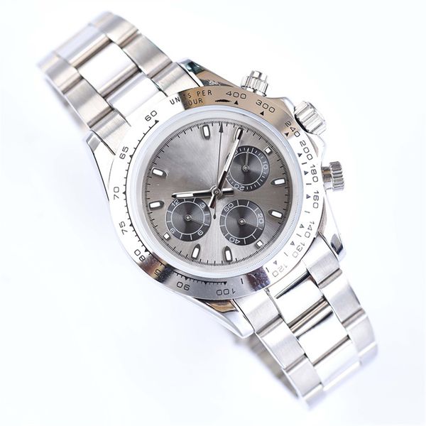 

business watches 41mm mens precision and durability automatic movement stainless steel watch waterproof wristwatches mechanical watches n1, Slivery;brown