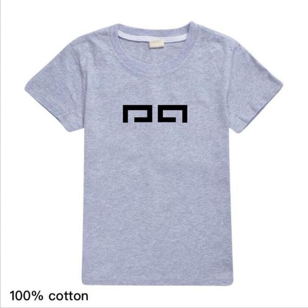 

kids t shirts summer tees family matching outfits boy girl clothing letter clothes breathable t-shirts womens 6 styles size 90-150338c, Blue