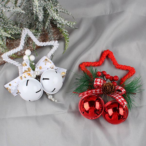 

christmas bell accessories hanging pendants diy tree bow window props 2113494
