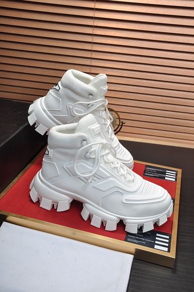 

luxury design high-sneakers shoes men knit fabric technical 3d cloudbust thunder sports outdoor runner luxury designer trainers eu38-46, Black