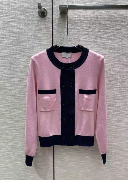 

2022 new autumn winter milan runway sweaters o neck long sleeve women's sweater high end jacquard designer sweater 0829-17, White;black