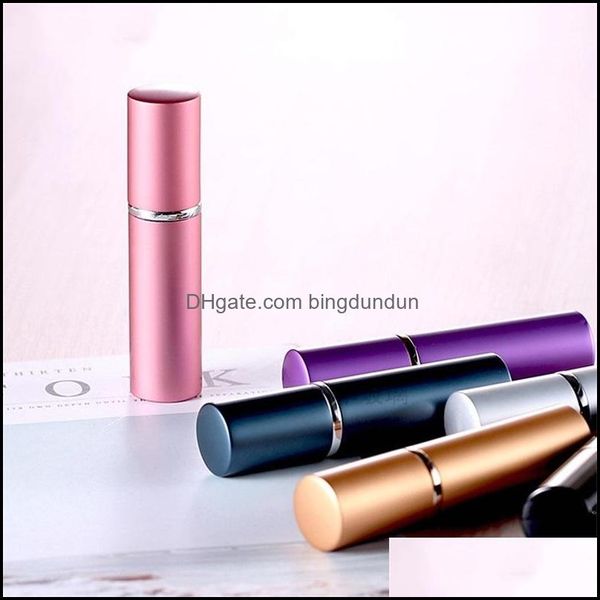

packing aluminium per bottle 5 ml portable refillable glass aluminum sprayer empty cosmetic vial atomizer trave bingdundun dh9qw