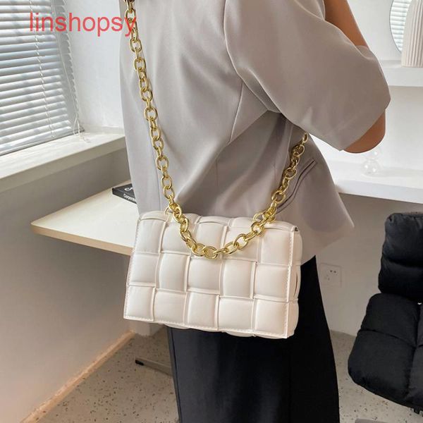 

bottegas bags venetas cassette handbags evening fashion metal thick chain wove cqzi
