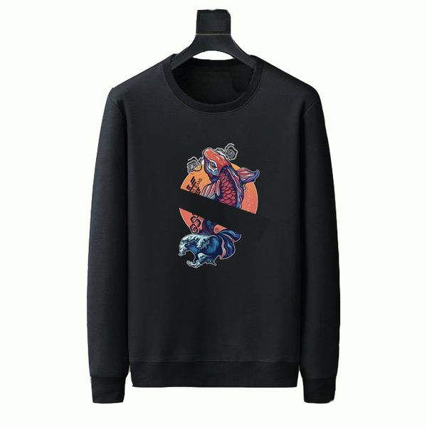 

22ss new luxury brand designer men's women hoodies sweatshirts couple printed letters logo casual loose hooded sweater hoodie, Black