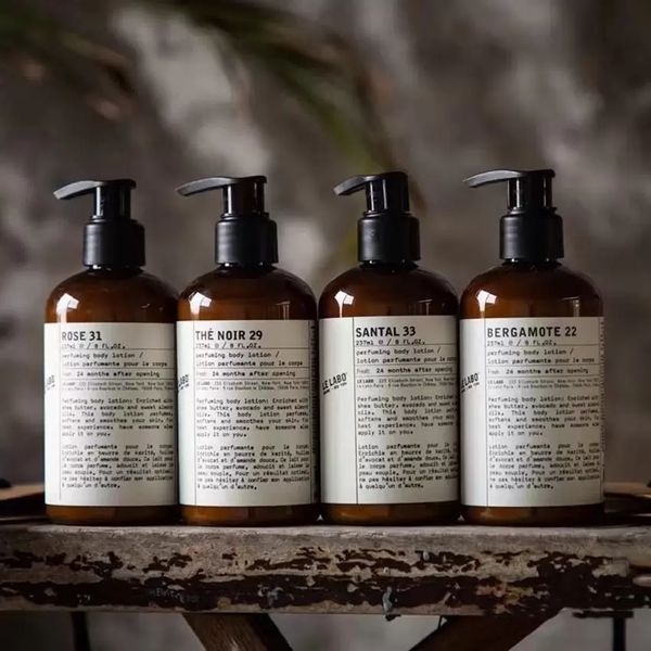 

le labo perfuming body lotion fragrance 237ml santal 33 bergamote 22 rose 31 the noir 29 lasting cream