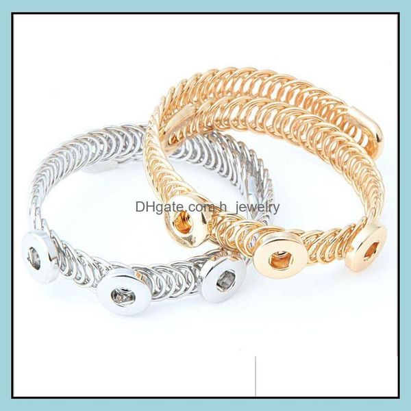 

charm bracelets noosa three ginger snap buttons bracelet adjustable cuff bracelets diy 12mm jewelry one direction drop de dhseller2010 dhvzn, Golden;silver