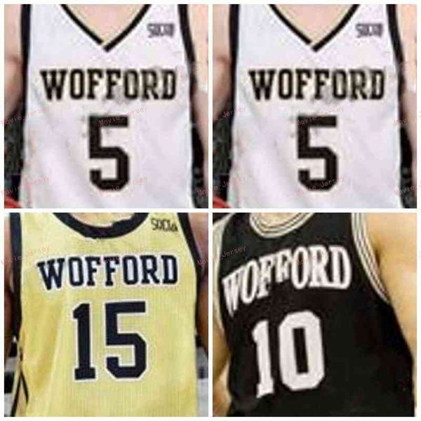 

college basketball wears stitched custom 5 storm murphy 10 nathan hoover 11 ryan larson 12 alex michael wofford terriers college men women y, Black