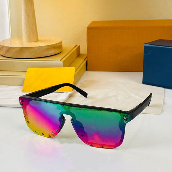 

sunglasses for women summer special letter lens style 1082 anti-uv retro square plate full frame fashion designer men glasses, White;black