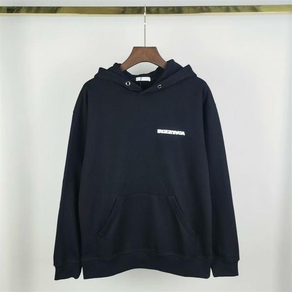 

mens hoodies sweatshirts women couple casual streetwear hooded loose pullovers tracksuit size m-5xl, Black
