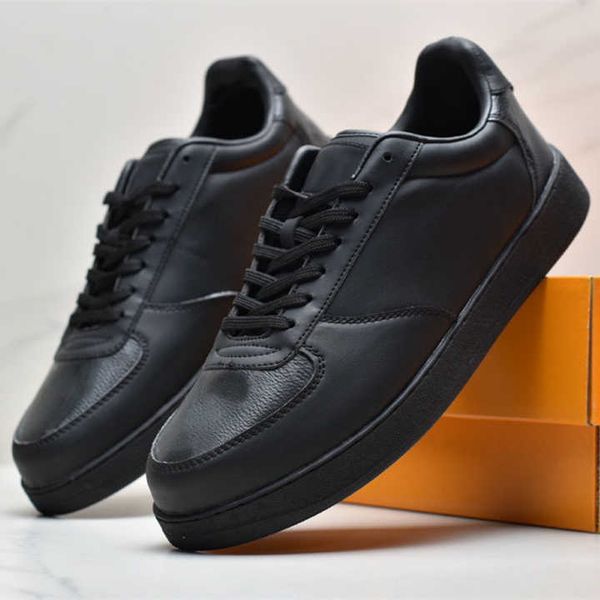 

rivoli shoes men sneakers casual shoe calf leather rubber outsole designers low flower mens trai, Black