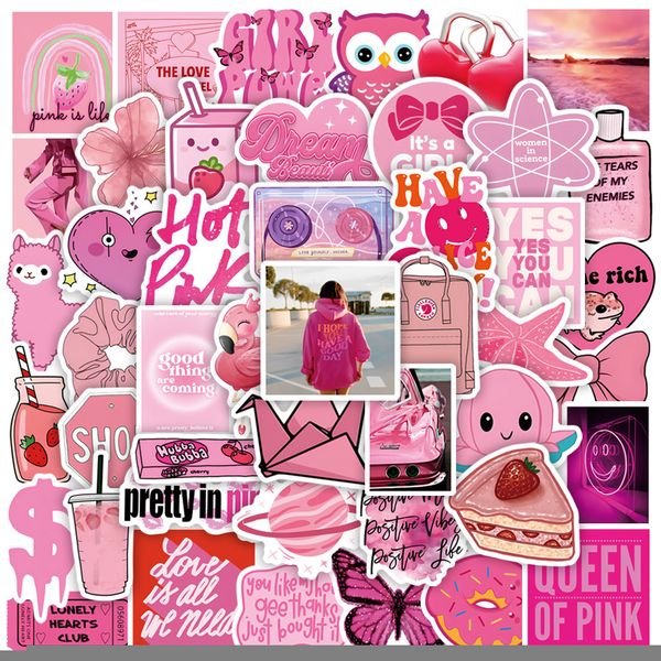 

outdoor games waterproof 10/30/50pcs cute cartoon pink girls stickers lapscrapbook luggage phone fridge guitar diary decoration sticker deca