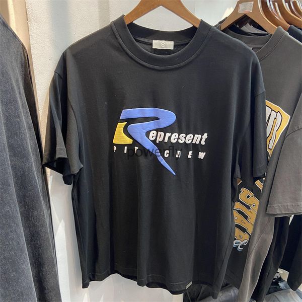 

men's plus tees polos real pics heavy fabric t-shirt men women plus tees vintage font printing short sleeve, Black;brown