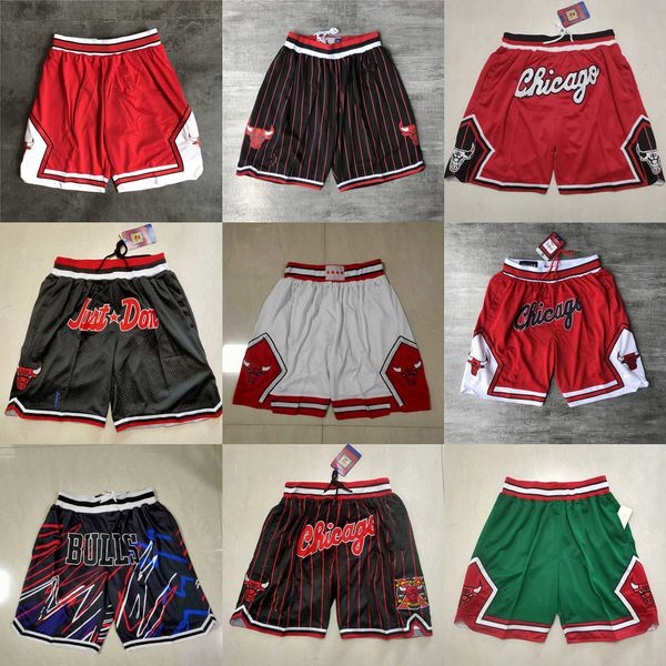 

chicago''bulls''men throwback basketball shorts pocket, Black
