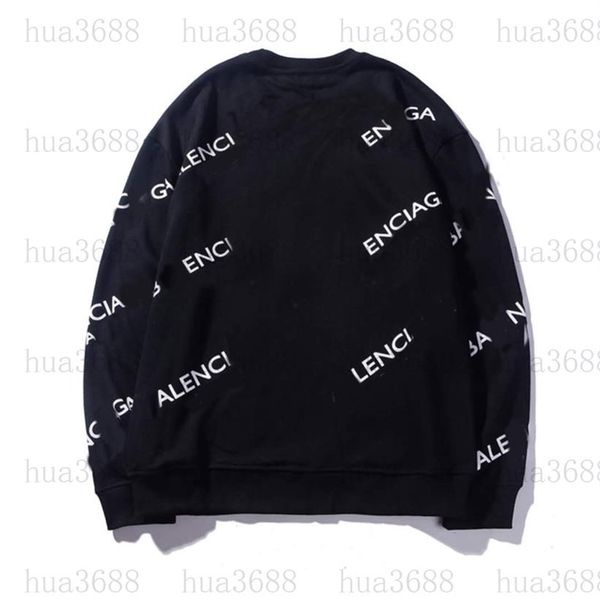 

2021 european code loose hoodies quality correct edition men and women brand luxury designer hoodie sportswear sweatshirt fashion track1982, Black