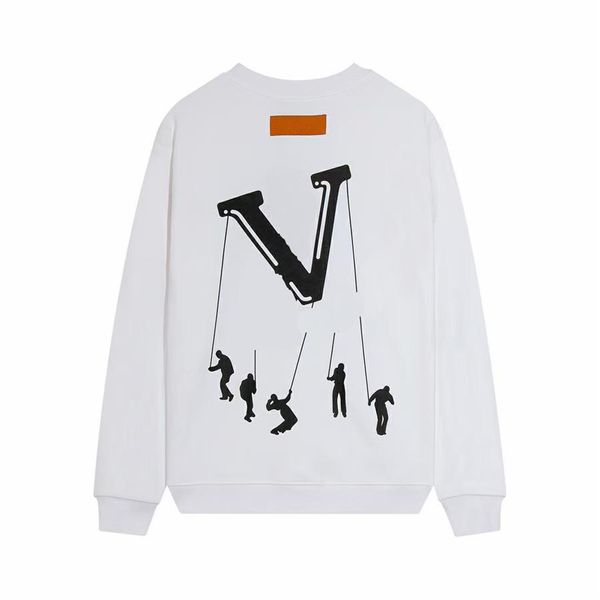 

designer mens hoodies blended hooded pocket fabric sweater hoodie autumn and winter size s-5xl, Black