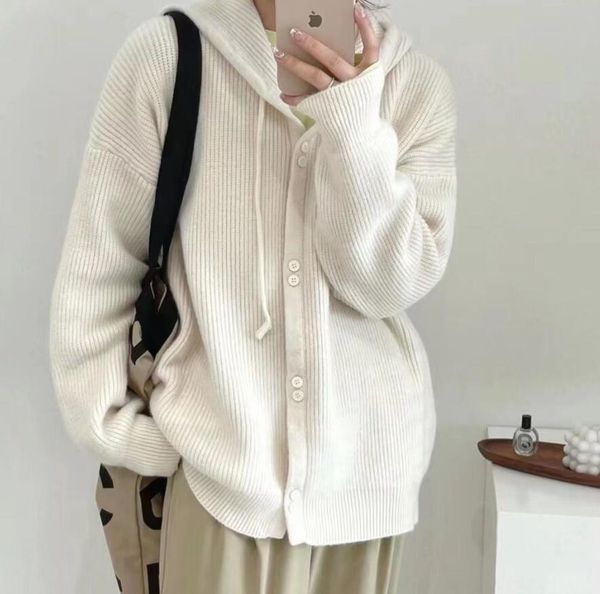 

new women sweater cardigan jackets wgg korean vintage v-neck printted hoodie sweater y2k knitwear coats, White;black
