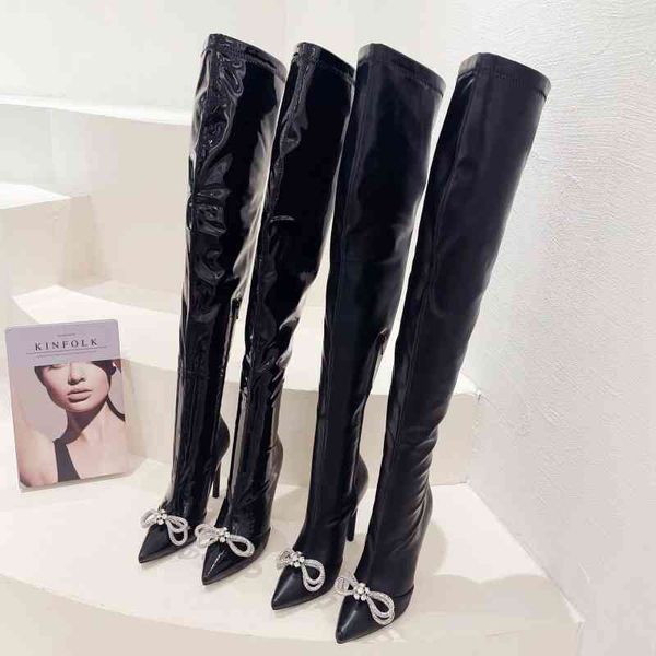

boots 2023 new knee length boots sizes 35-42 2 colors 220830, Black