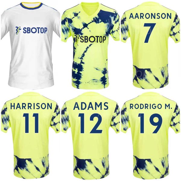 

22-23 leeds club united harrison soccer jersey fc meslier struijk kristensen adams koch llorente roca rodrigo aaronson football shirt kits f, Black;yellow