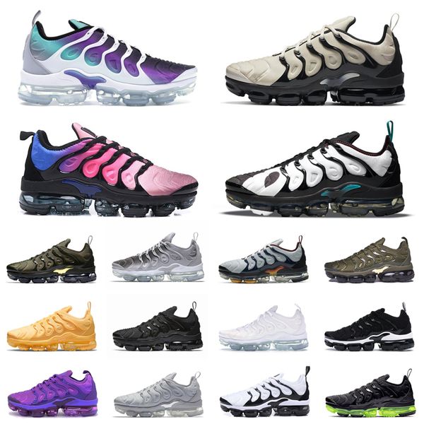 

mens tn plus running shoes tns women triple white black university blue tennis ball coquettish purple womens mens trainers outdoor sports sn