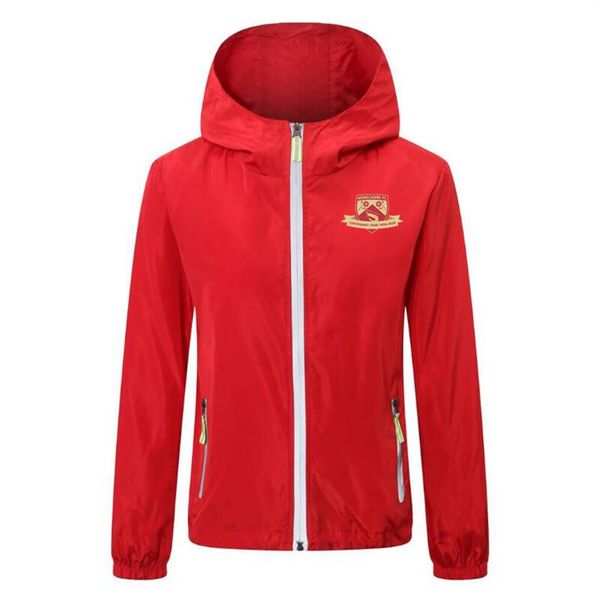 

2020 2021 morecambe soccer jacket zipper windbreaker men soccer jerseys soccer windbreaker hoodie lichtgevende jacket coat running288f, Black;red