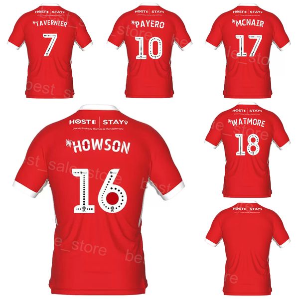

2022-23 club team fc 25 crooks soccer jersey 3 giles 26 lenihan 16 howson 27 bola 8 mcgree 29 akpom 2 jones 21 forss 18 watmore football shi, Black;yellow