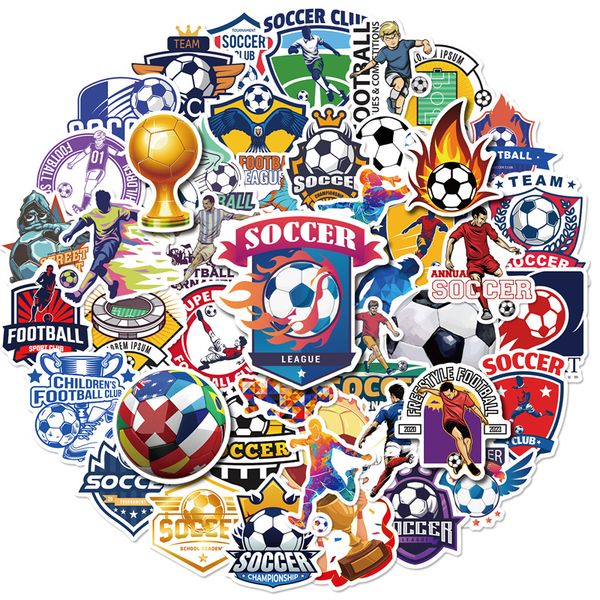 

50pcs soccer world cup sticker for lapskateboard motorcycle decals