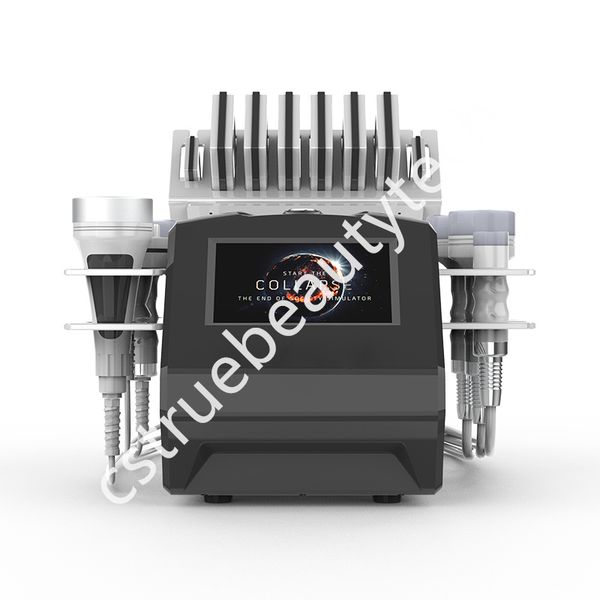

new ultrasonic 80k cavitation rf machine body slimming vacuum rf fat burning weight loss device with laser pads