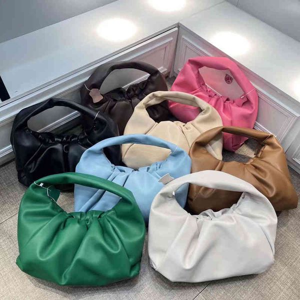 

shoulder bags croissant designer underarm large capacity totes women handbags crossbody handbag ladies cowhide purse 220804