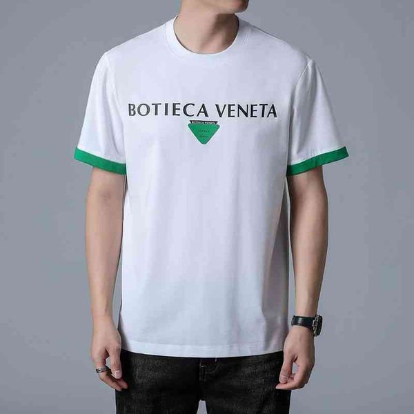 

designer t shirt botteg ven shirt 2022 new fashion loose men's half sleeve bv green t-shirt large short brand high level luxury clothes, White;black