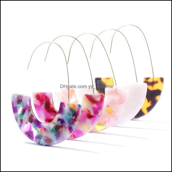 

dangle chandelier acrylic earrings statement turtle ring resin line pendant ladies fashion jewelry drop delivery 2021 dhseller2010 dh4dc, Silver