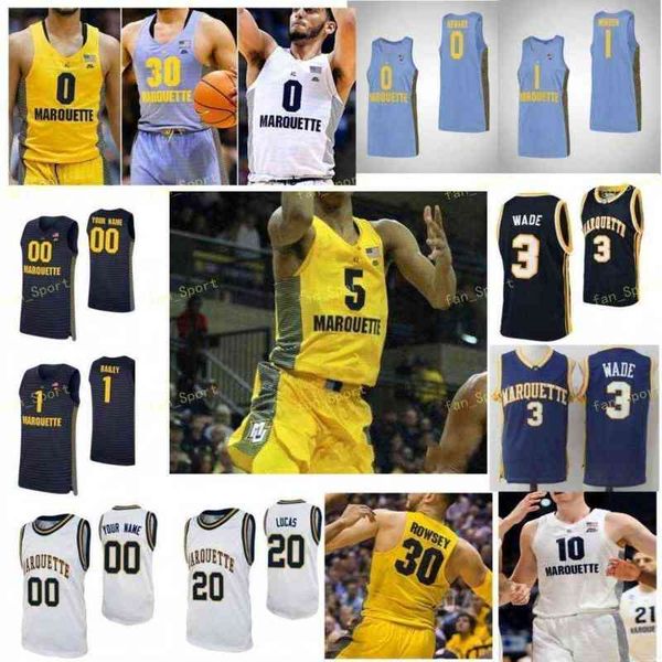 

college college basketball wears ncaa marquette golden eagles basketball jersey 2 sacar anim 21 joseph chartouny terrell brown 22 joey hause, Black