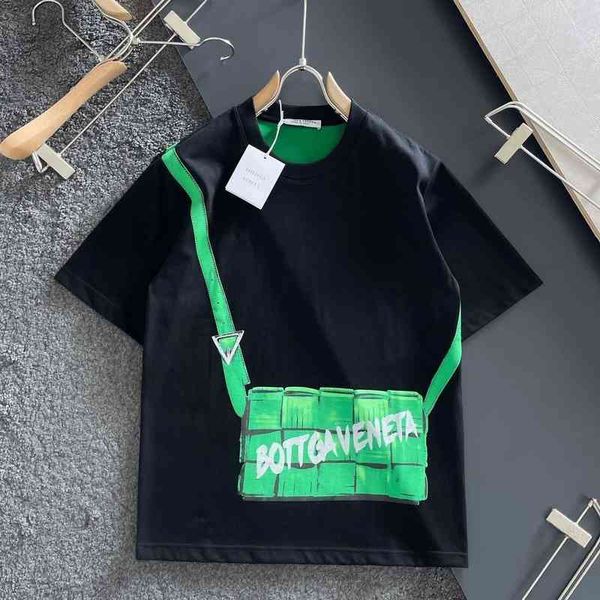 

fashion t shirt bv's designer shirts bottegaa shirt venetaa new fashion versatile sweat absorbing short sleeve t-shirt men women print, White;black