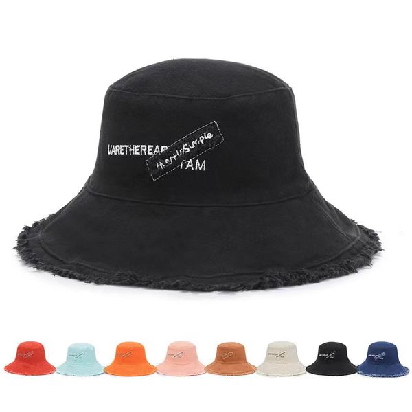 

luxury designer bucket hat sun caps embroidery hat basin cap outdoor fisherman casquette fashion classic style pattern sunshade windproof le, Blue;gray