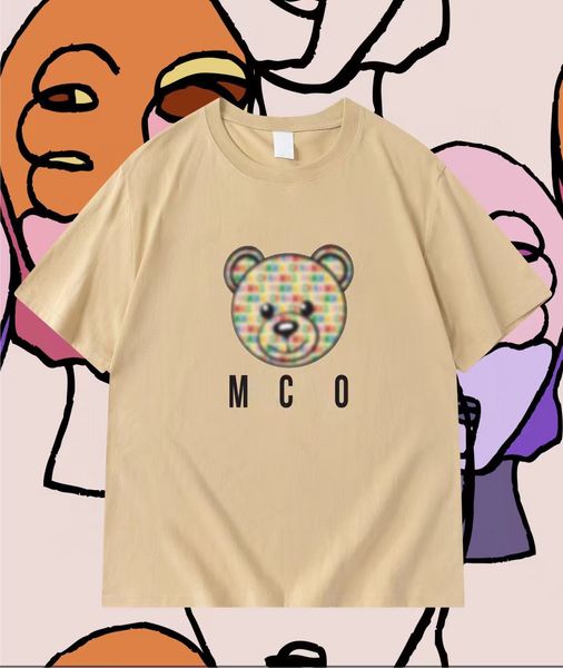 

men's t-shirts 2022 mens round neck t shirt designer for men women tshirts fashion with bear printzmir, White;black