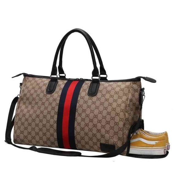 

travel bags luxury designer handbag for women men large bag hand luggage wear-resistant brand duffle independent shoe positions 2022