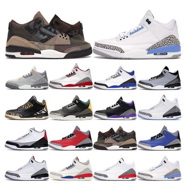 

shoe jumpman 3s basketball shoes cardinal red pine green rust pink cement black cat unc animal instinct purple mens women sports blue sneake