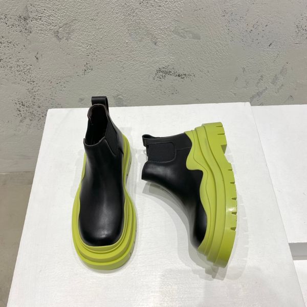 

2022 new designer short boots are popular in autumn and winter martin boots cowhide the same for lovers euro women's size 35-39 men&#03, Black