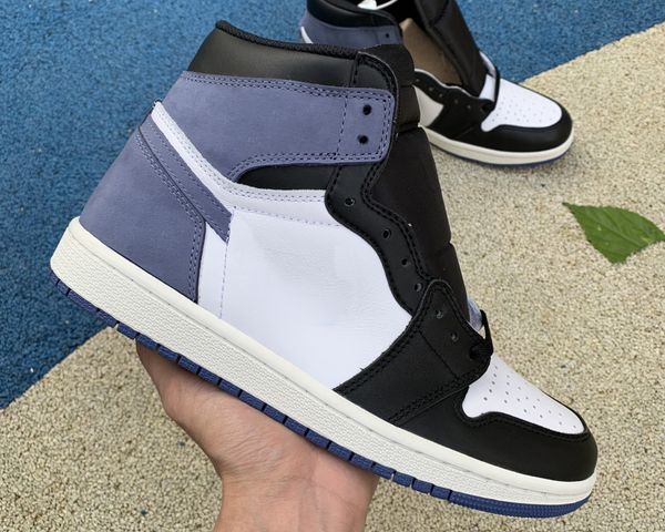 

mens 1 high og basketball shoes jumpman 1s blue moon men women black brown sneakers trainers with box