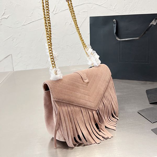 

postman bag tassel crossbody handbag chain messenger bags flip wallet designer fashion shoulder handbags matte leather
