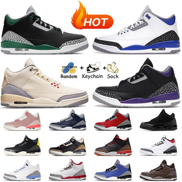 

mens womens 3s basketball shoes fashion designer rust pink black gold shady throw line medium grey laser orange sneakers trainers size