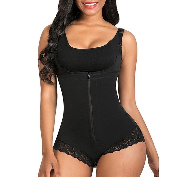 

women's shapers women body shaper colombian reductive girdles underbust corset bodysuit waist trainer butt lifter shapewear tummy contr, Black;white