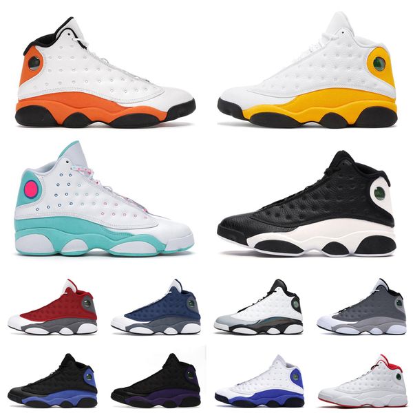 

basketball shoes men women 13s jumpman 13 retro red flint hyper royal starfish university blue white oreo black cat mens trainers sneakers