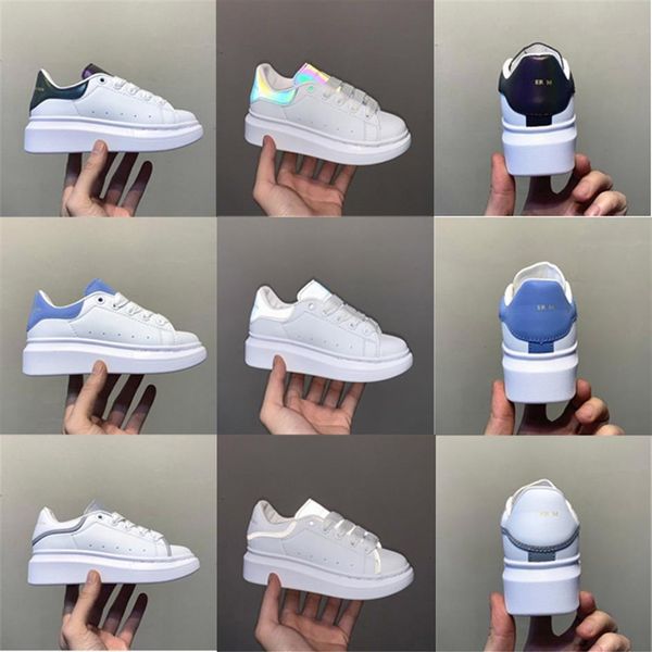 

2021 kid classics 3m reflective sneaker children trainer outdoor jogging footwear boy girl casual skate shoe kids fashion sport shoes s292s, Black